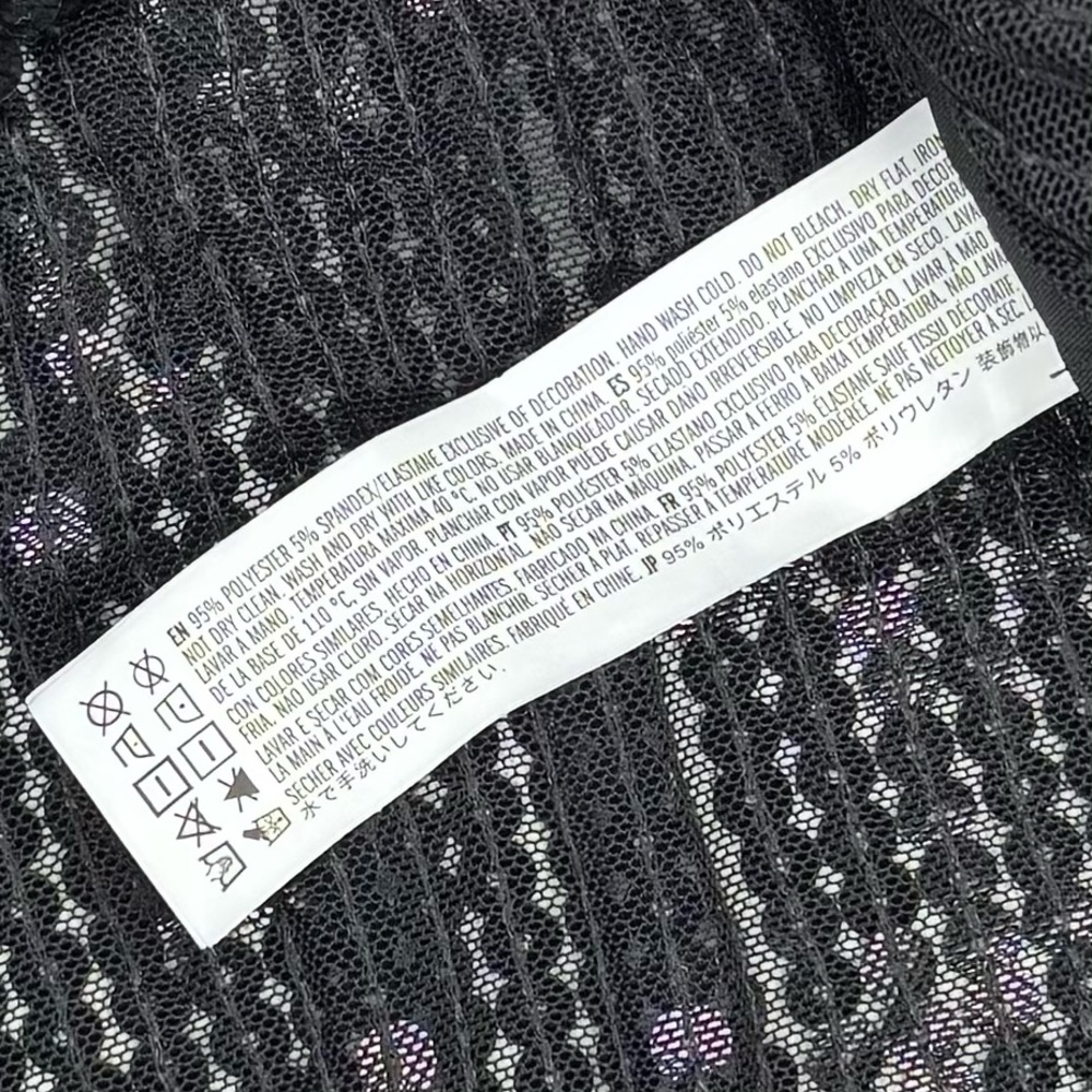 Forever 21 Elegant Black Sequin Men's Shirt - Picture 8 of 8